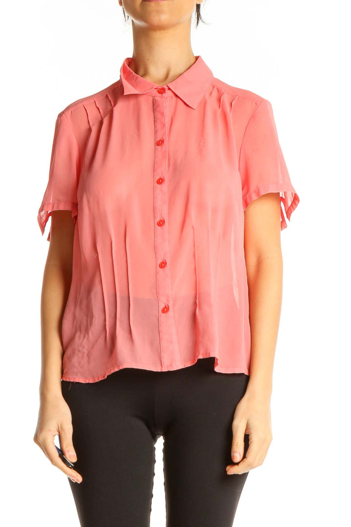 Pink Casual Top