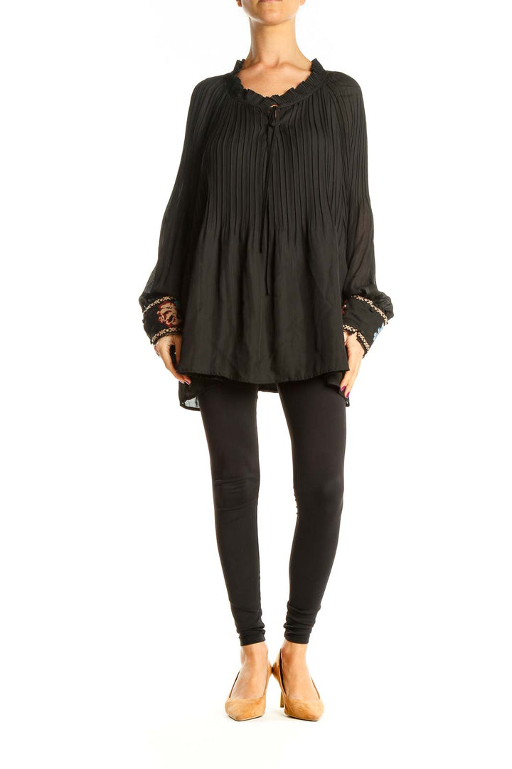 Black Bohemian Blouse