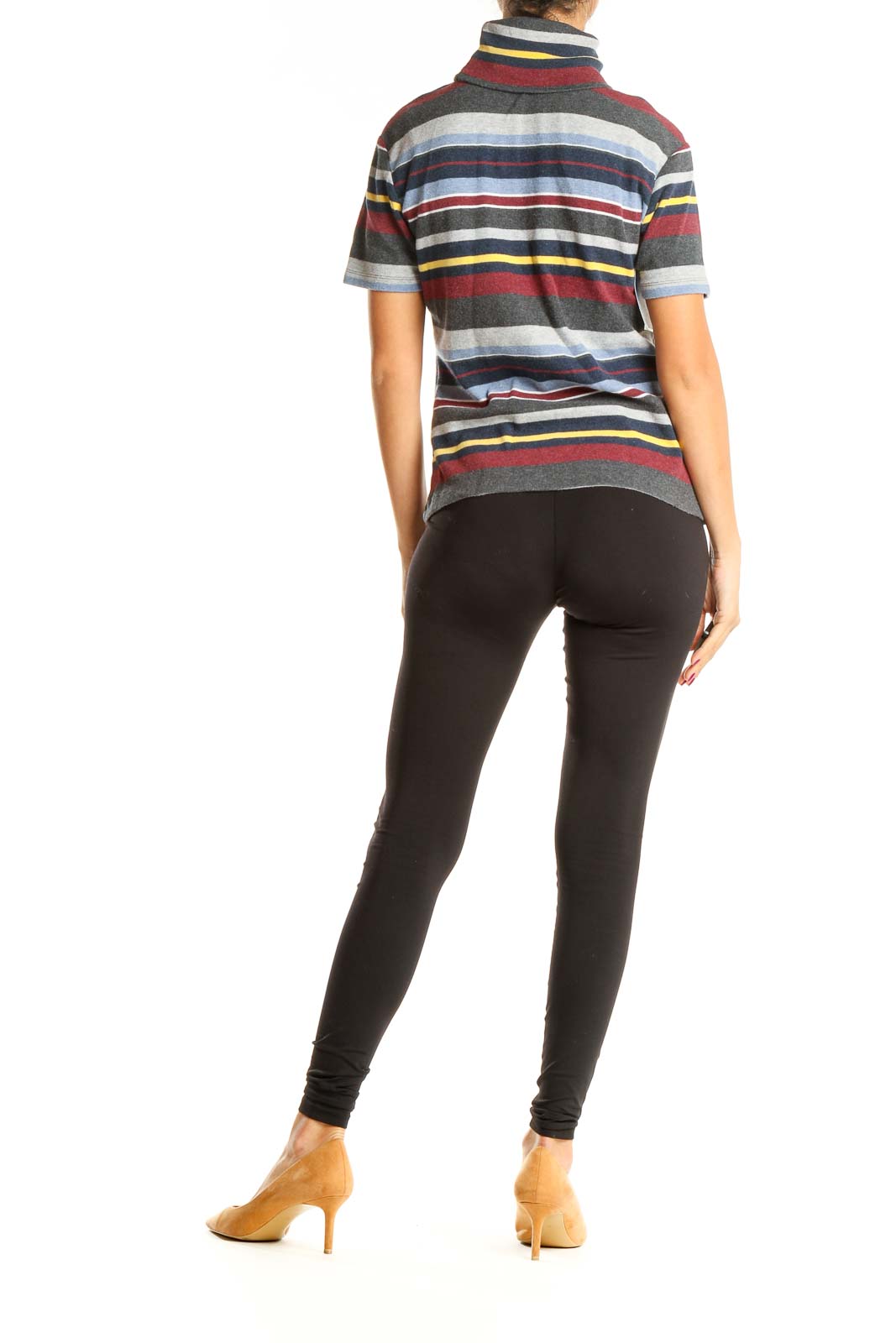 Multicolor Striped Casual Top