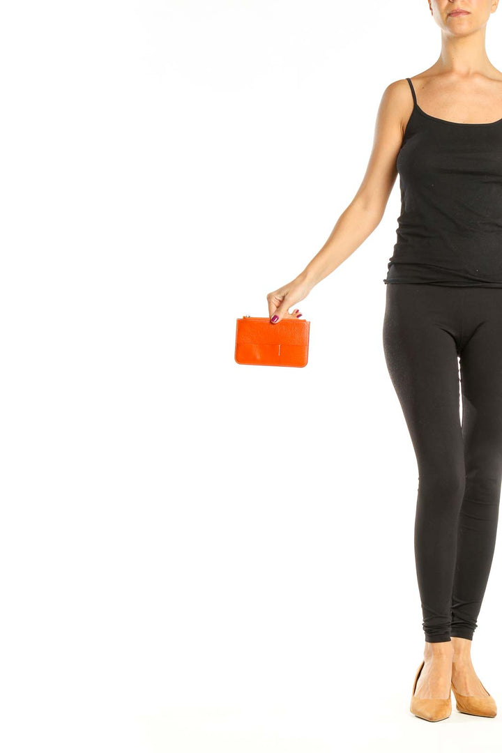 Orange Clutch Bag