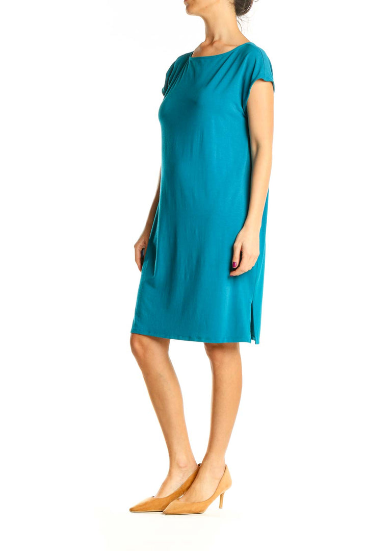 Blue Day Shift Dress