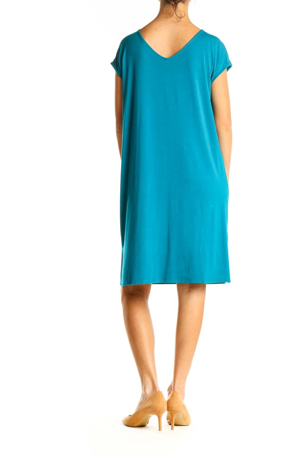 Blue Day Shift Dress