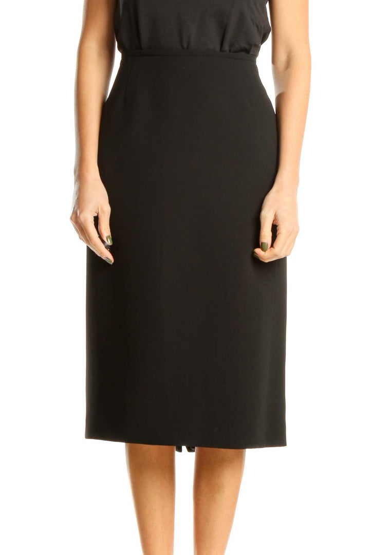 Black Classic Pencil Skirt