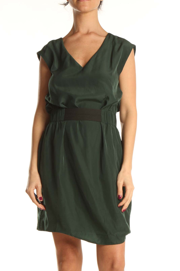 Green Day Fit & Flare Dress