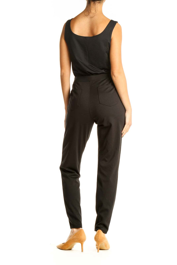 Black All Day Wear Trousers