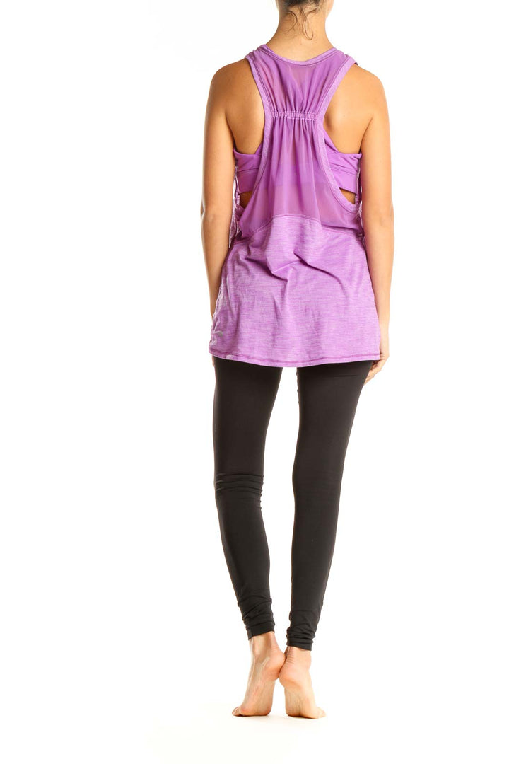 Purple Activewear Tank Top