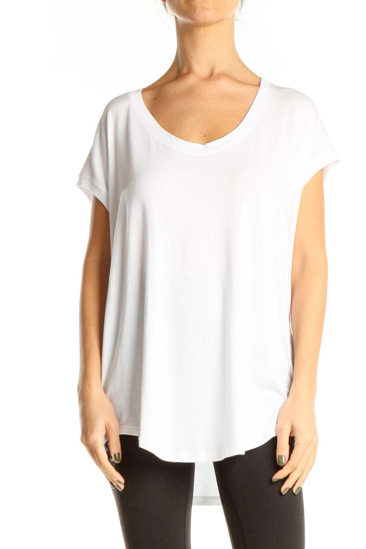 White Casual T-Shirt