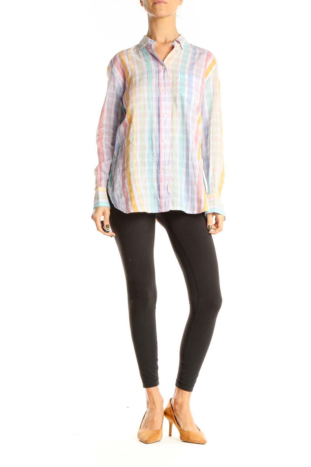 Multicolor Checkered All Day Wear Top