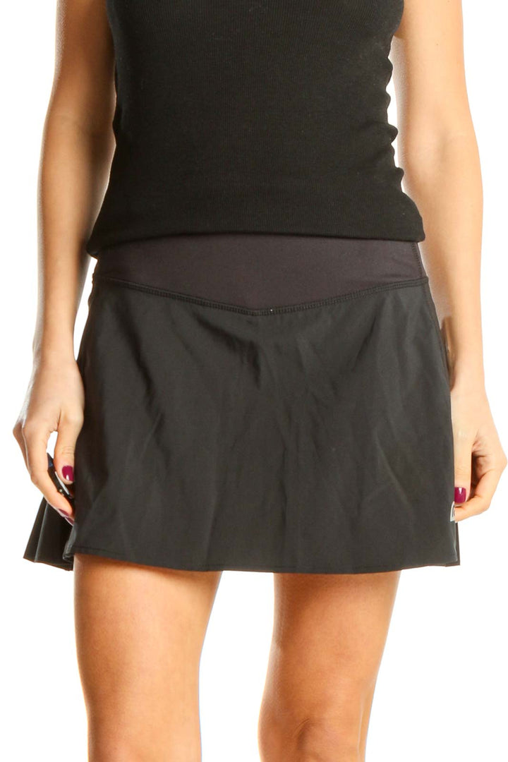 Black Activewear Skirt