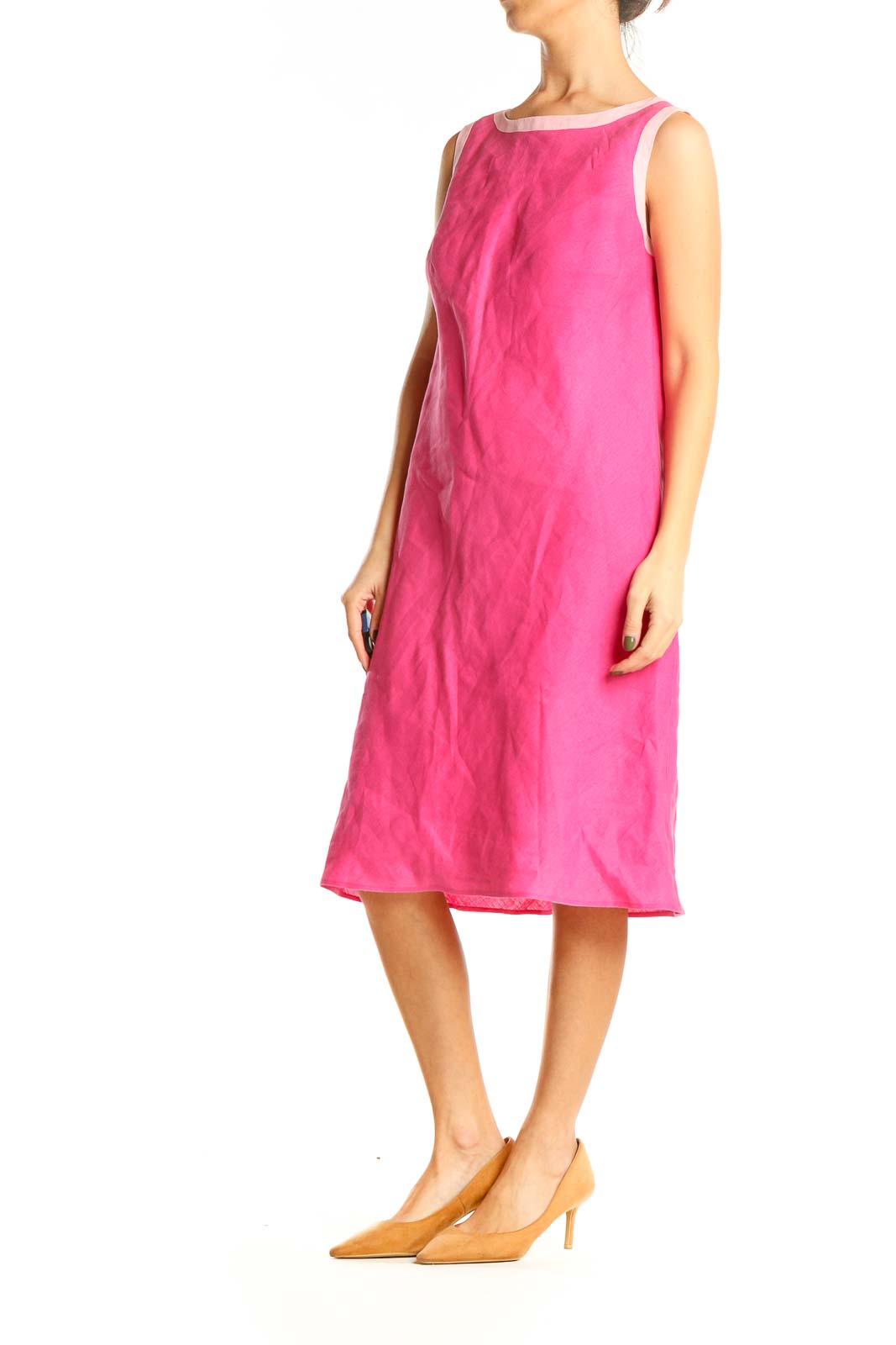 Pink Classic A-Line Dress