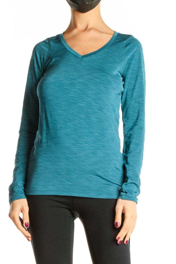 Blue Activewear Top