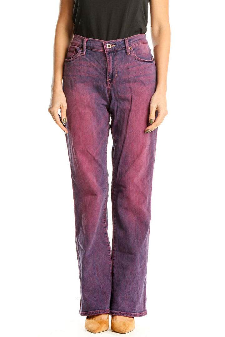 Purple Acid Wash Jeans