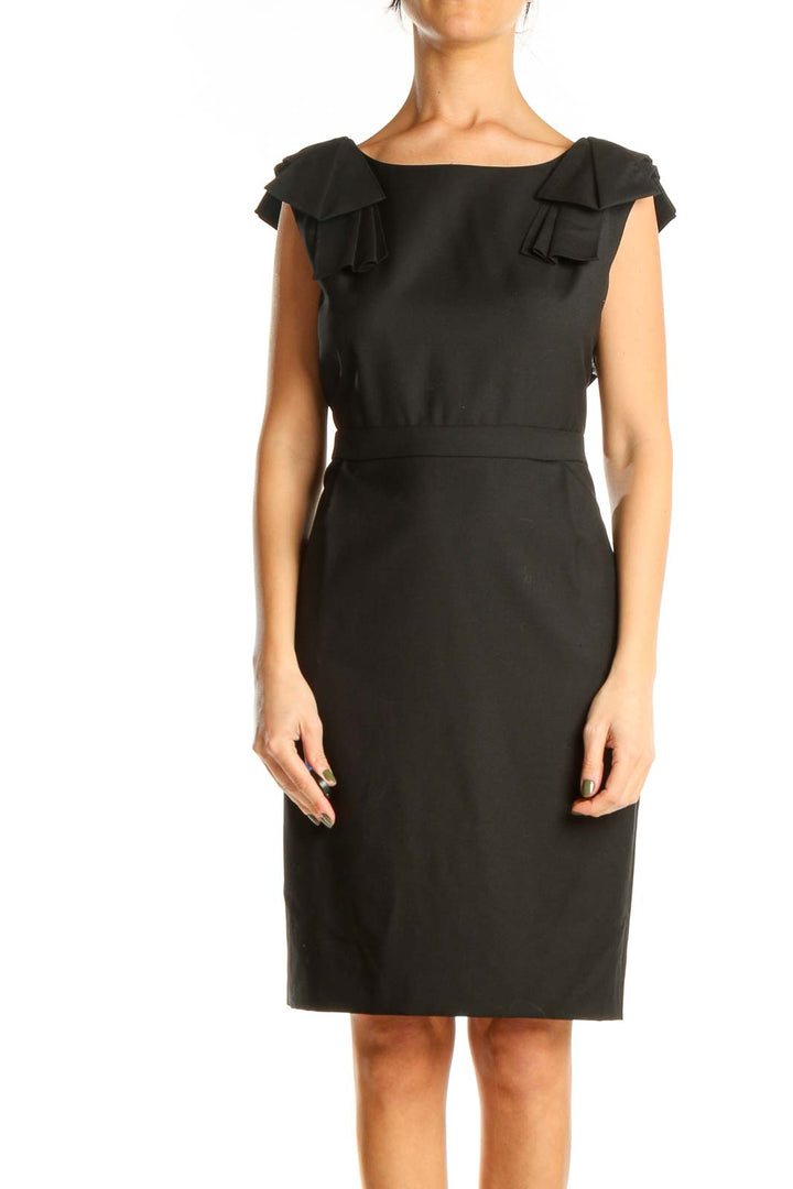 Black Work Sheath Dress