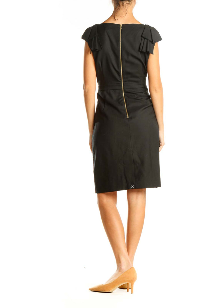 Black Work Sheath Dress