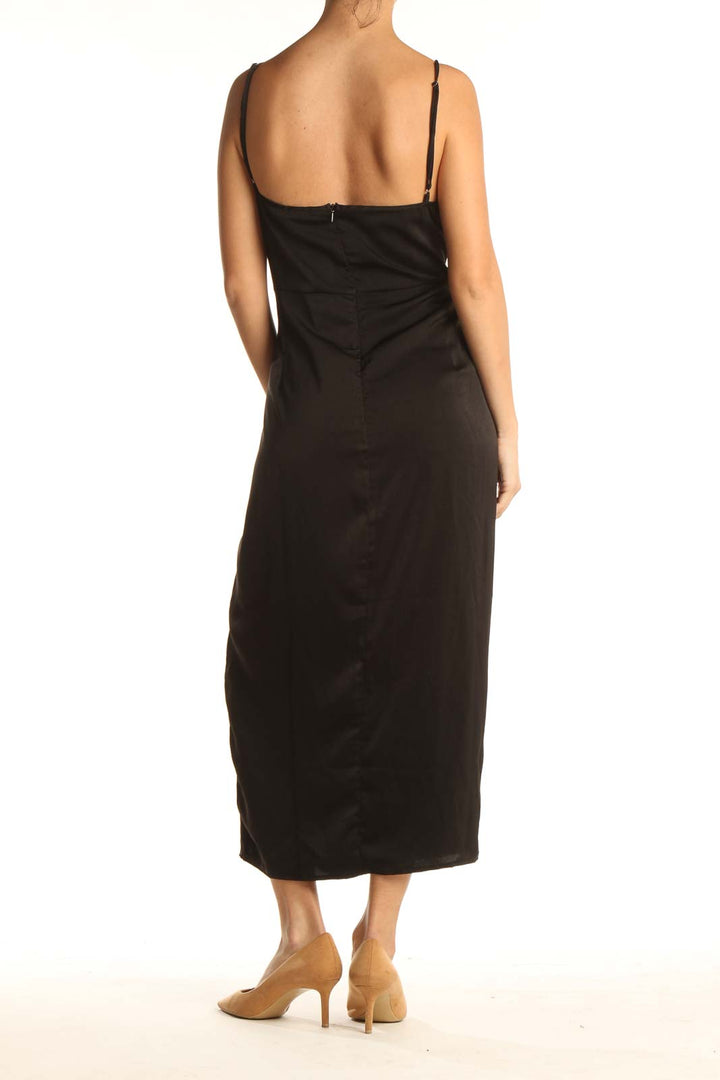 Black Cocktail Column Dress