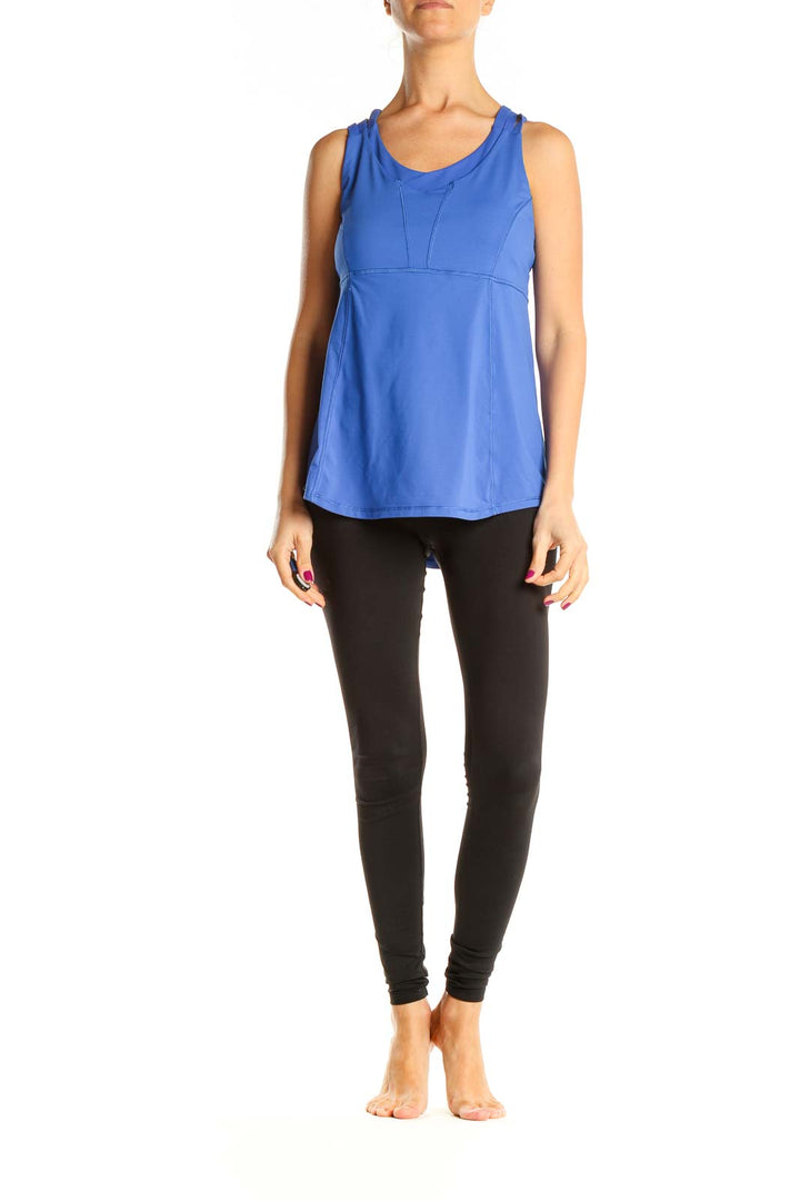 Blue Activewear Top