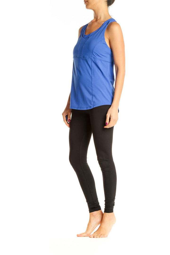 Blue Activewear Top