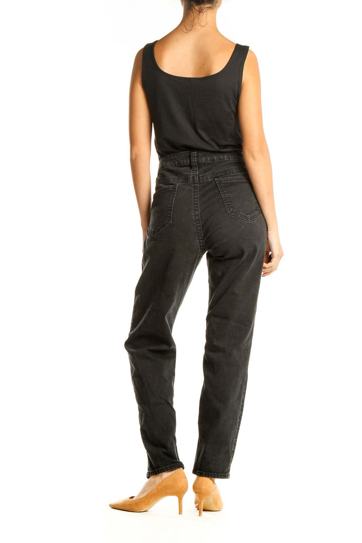 Black Straight Leg Jeans