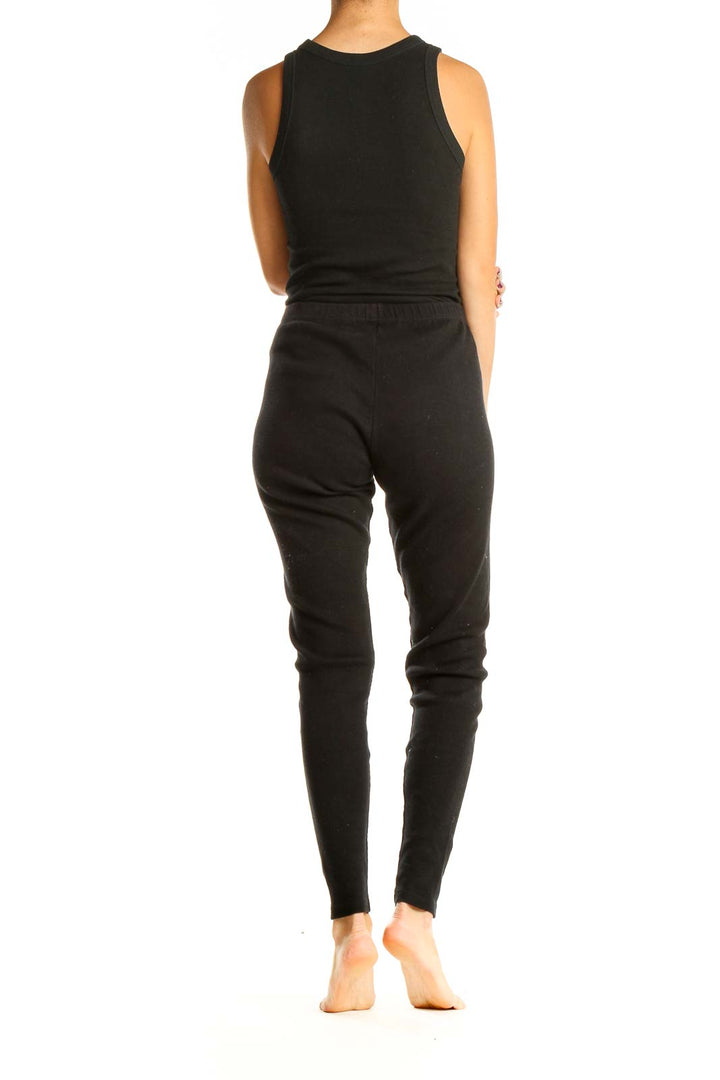 Black Casual Leggings