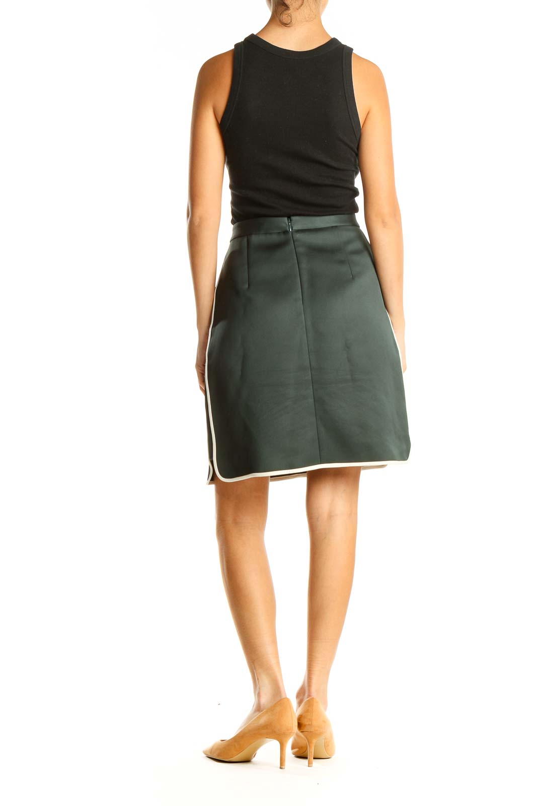 Green Chic Pencil Skirt