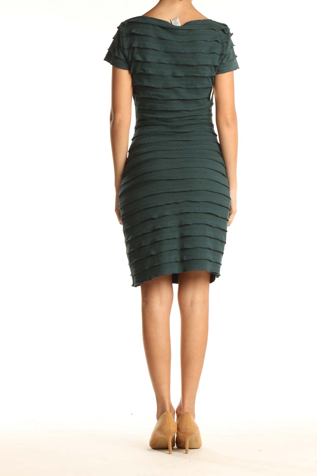 Green Classic Sheath Dress