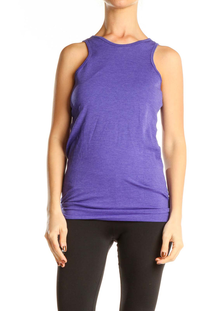 Purple Activewear Tank Top