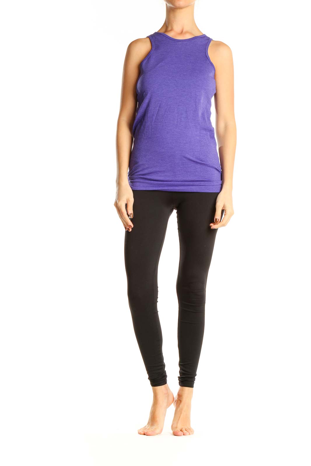 Purple Activewear Tank Top