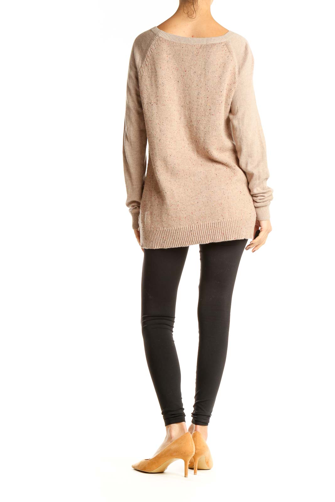 Beige All Day Wear Sweater