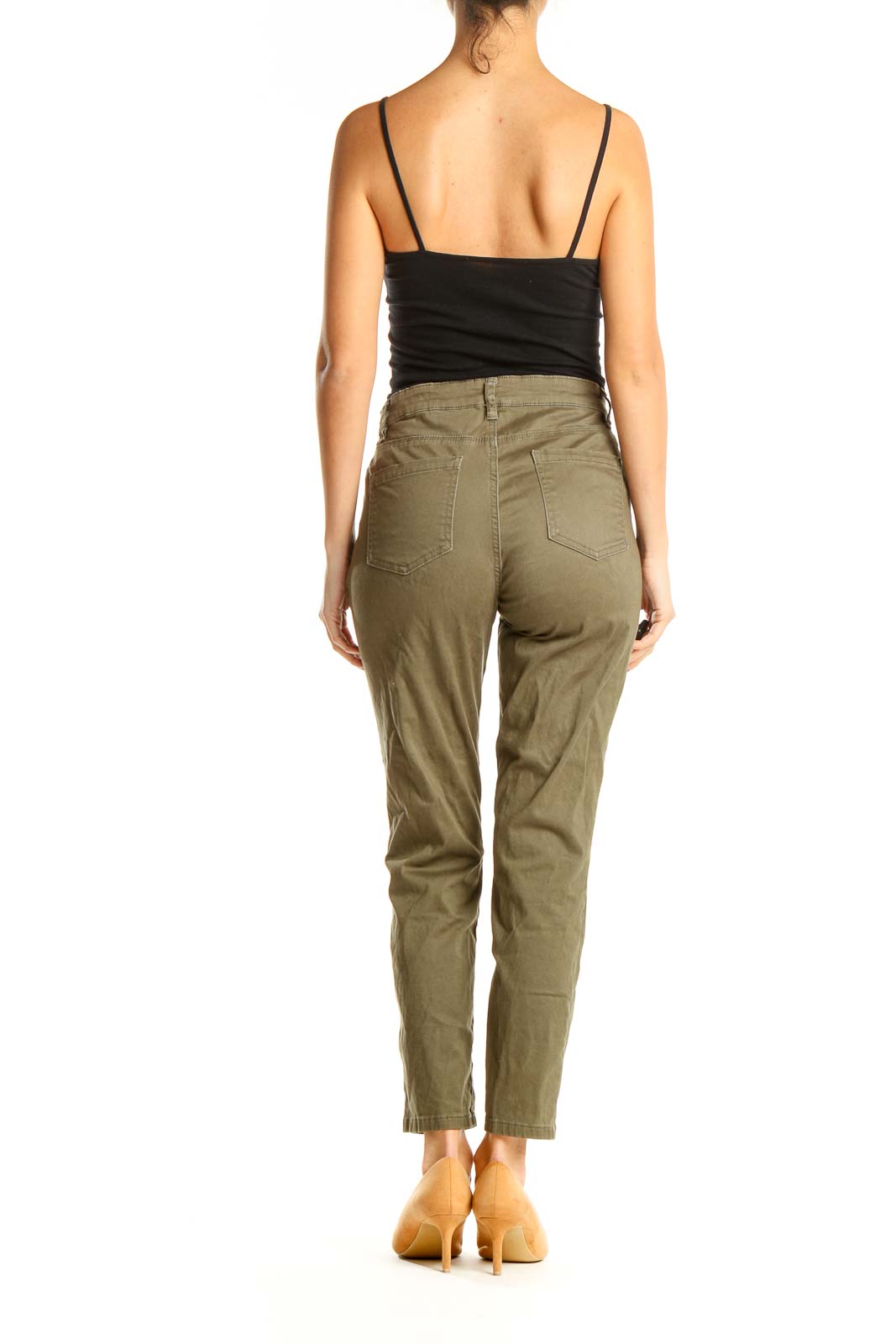 Brown Casual Pants