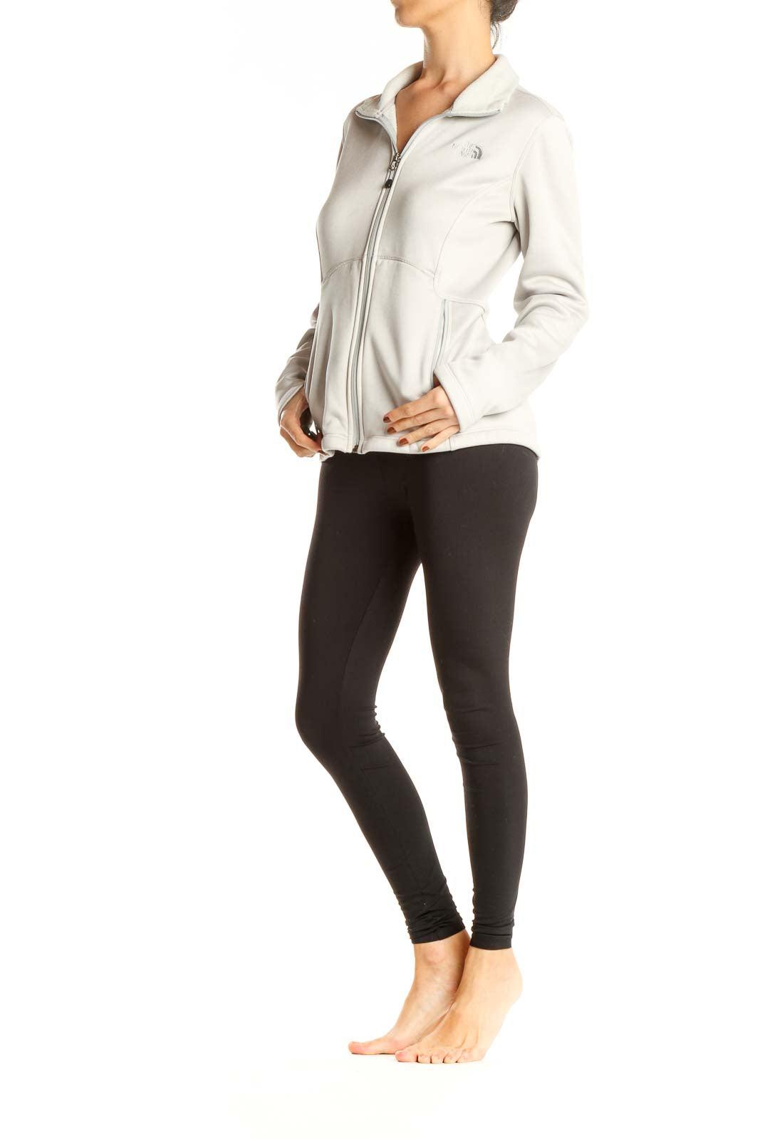 Beige Activewear Jacket