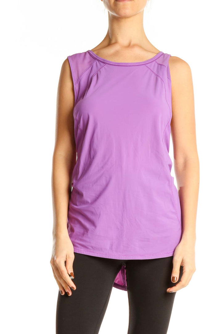 Purple Activewear Tank Top