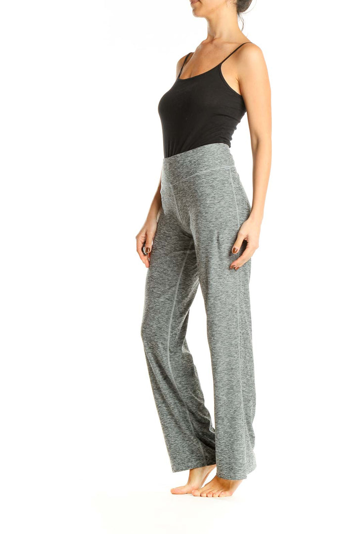 Gray Wide Leg Sweatpants