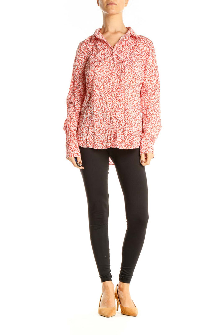 Pink Floral Print All Day Wear Top