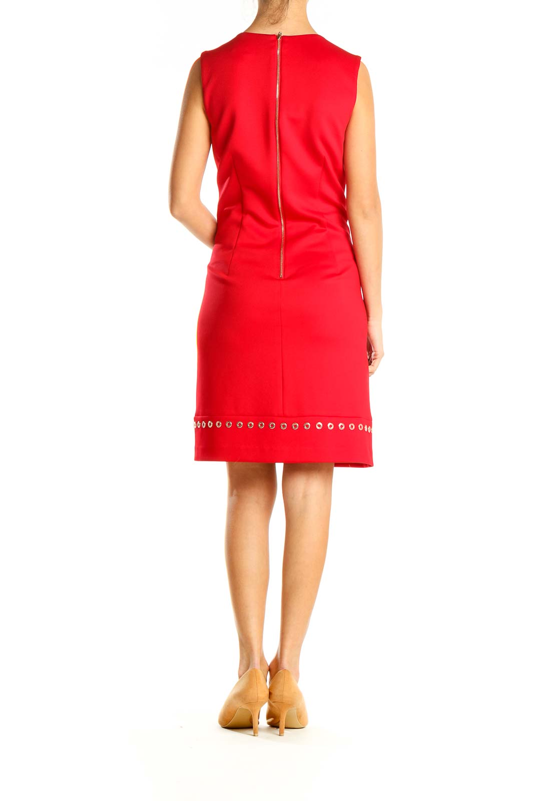 Red Classic A-Line Dress