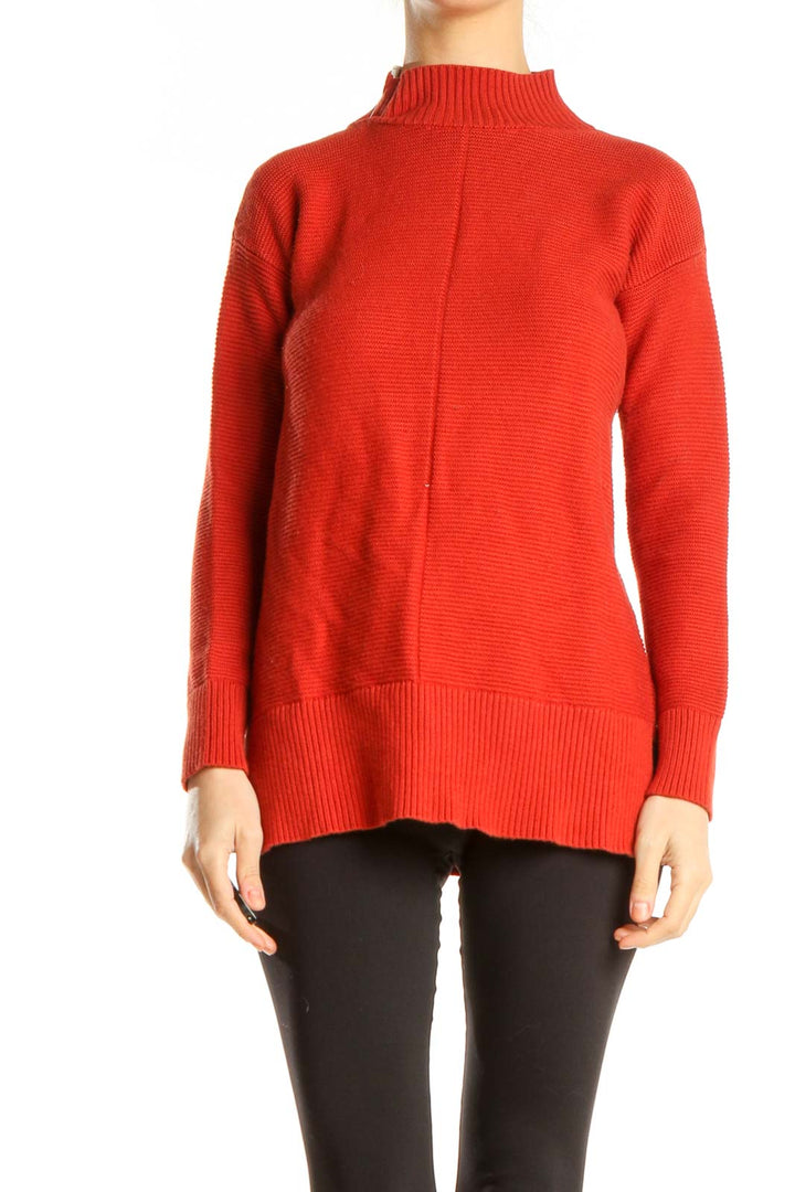 Red Casual Sweater