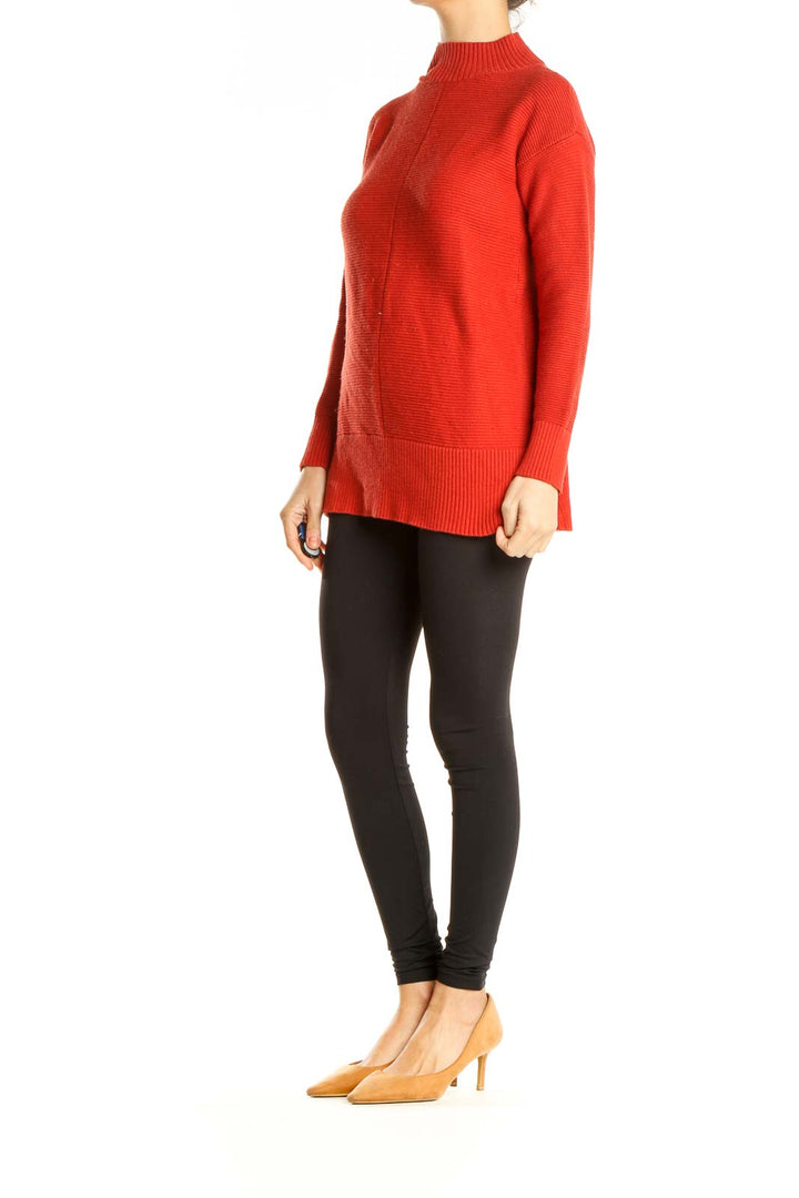 Red Casual Sweater