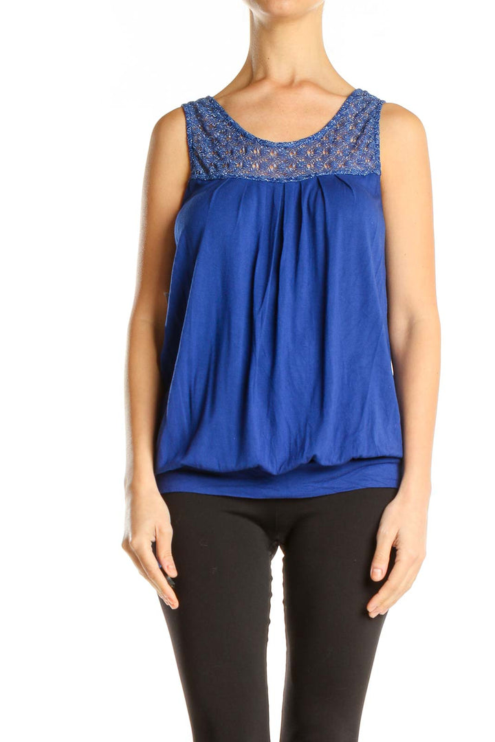 Blue Holiday Tank Top