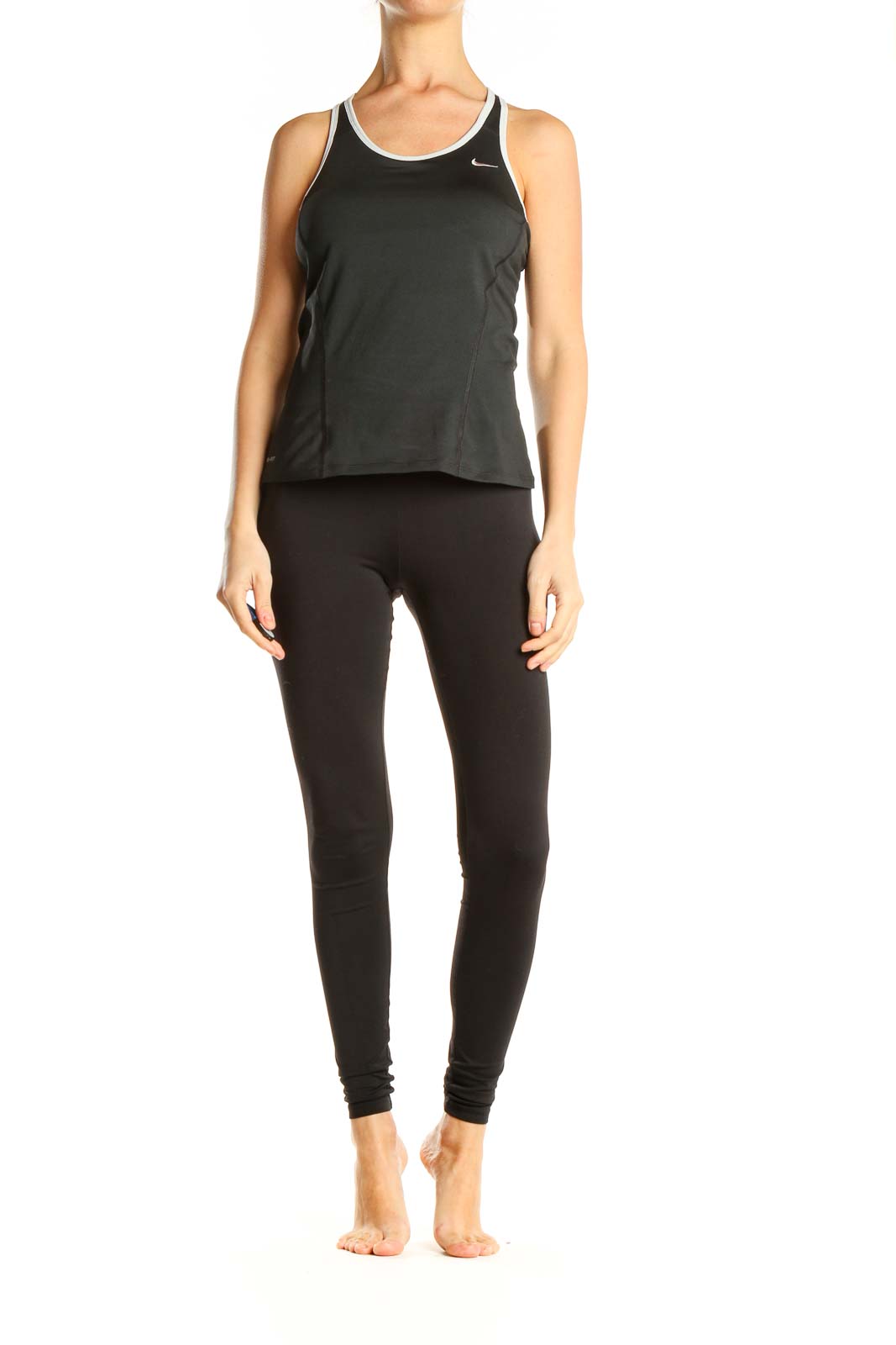 Black Activewear Tank Top