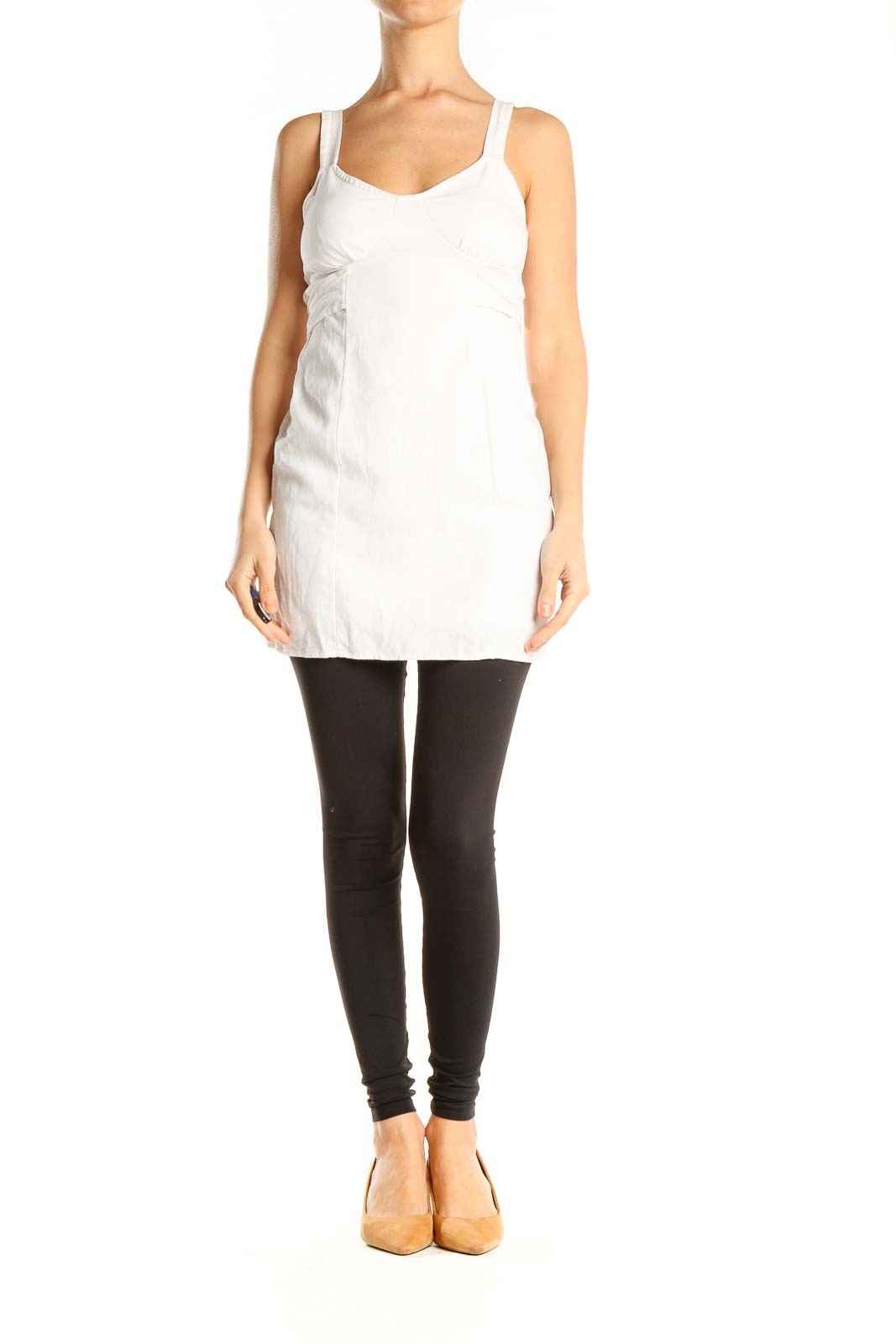 White Day Sheath Dress