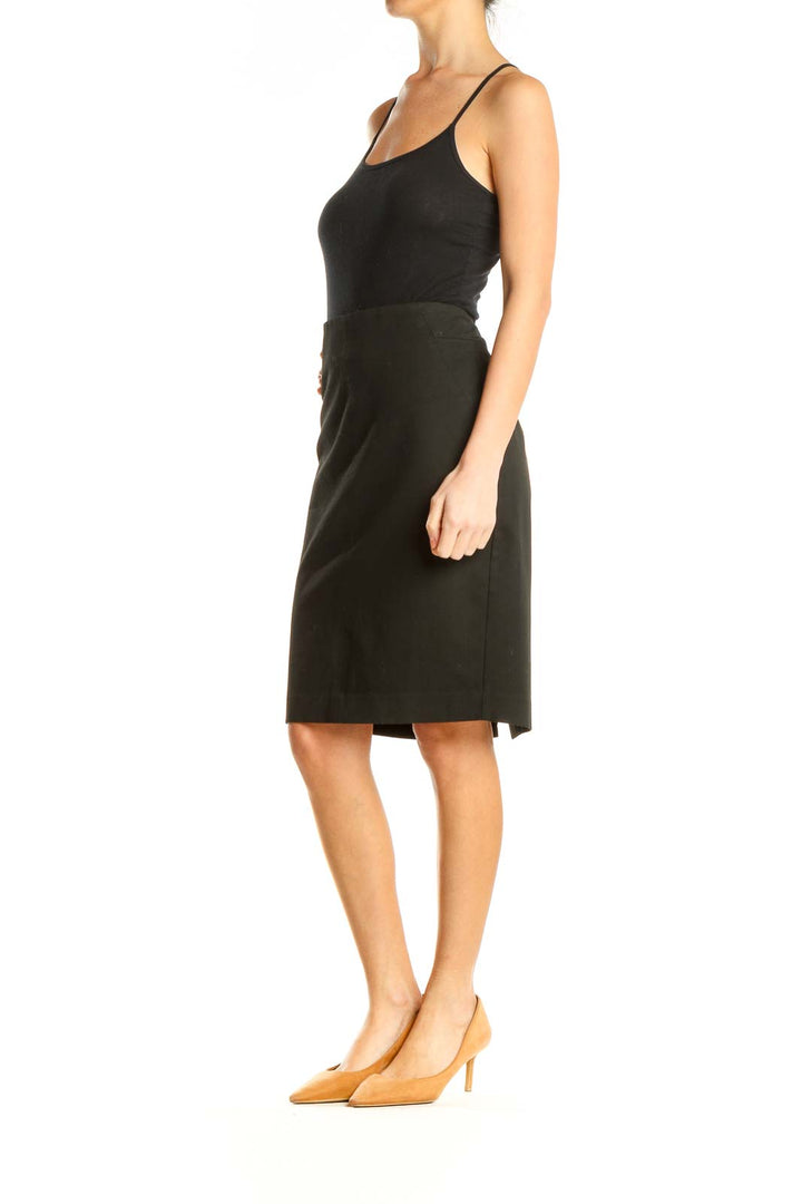 Black Classic Pencil Skirt