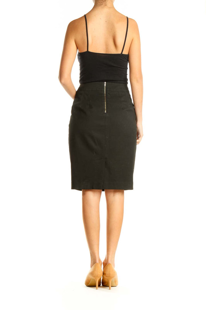 Black Classic Pencil Skirt