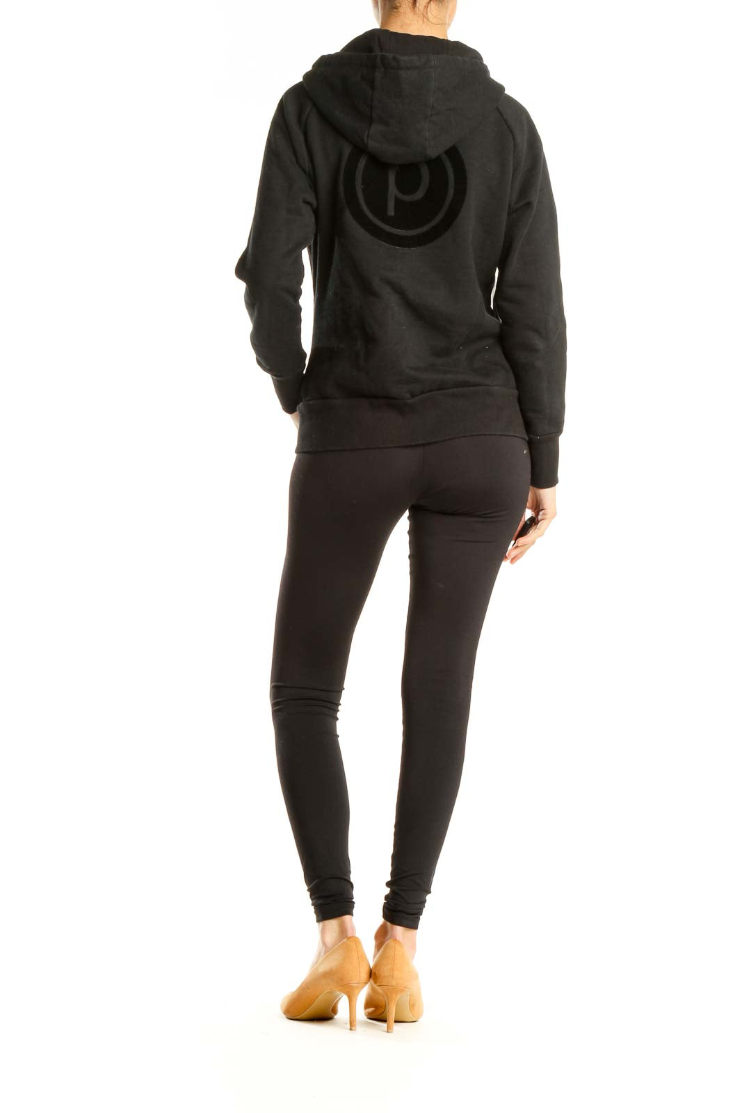 Black Zip Up Sweatshirt