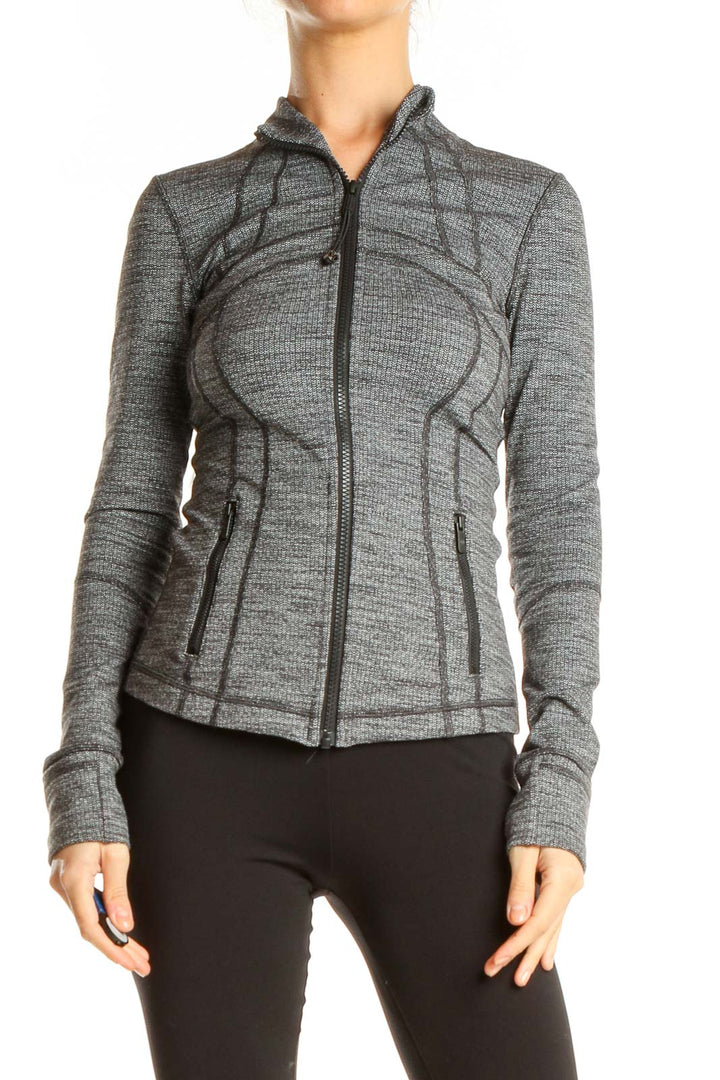 Gray Activewear Jacket