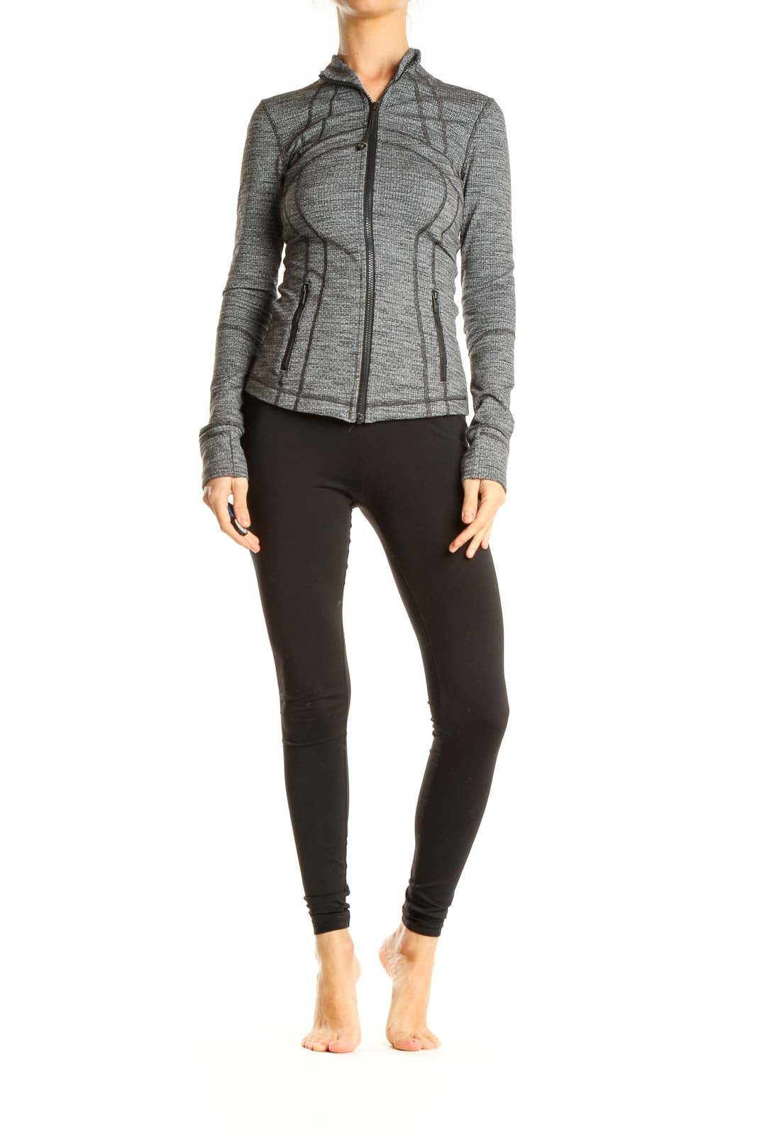 Gray Activewear Jacket