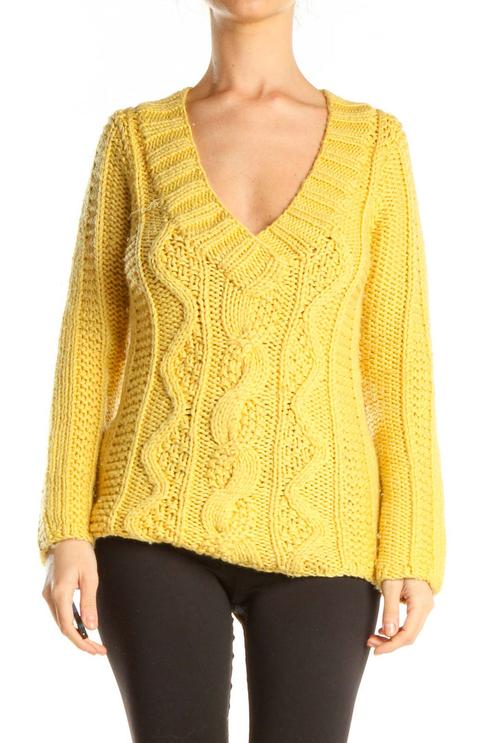 Yellow Classic Sweater