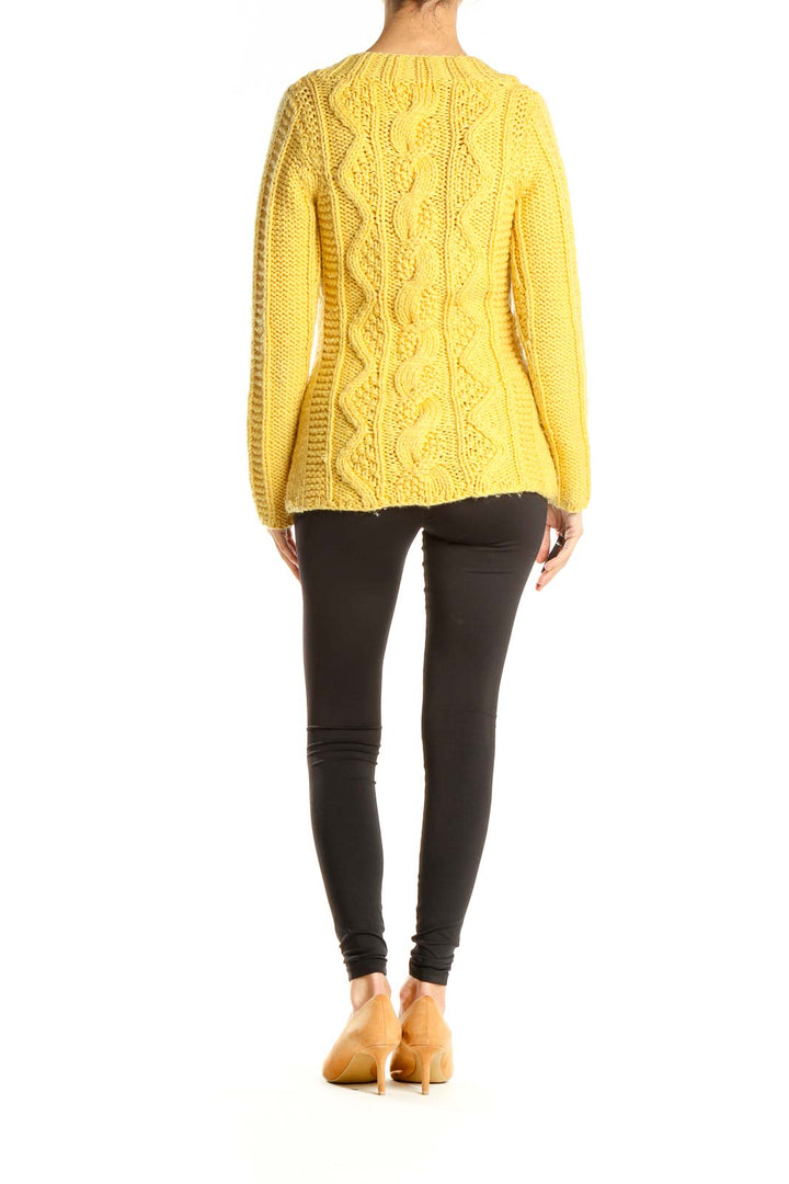 Yellow Classic Sweater