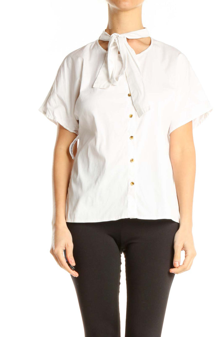 White Classic Blouse