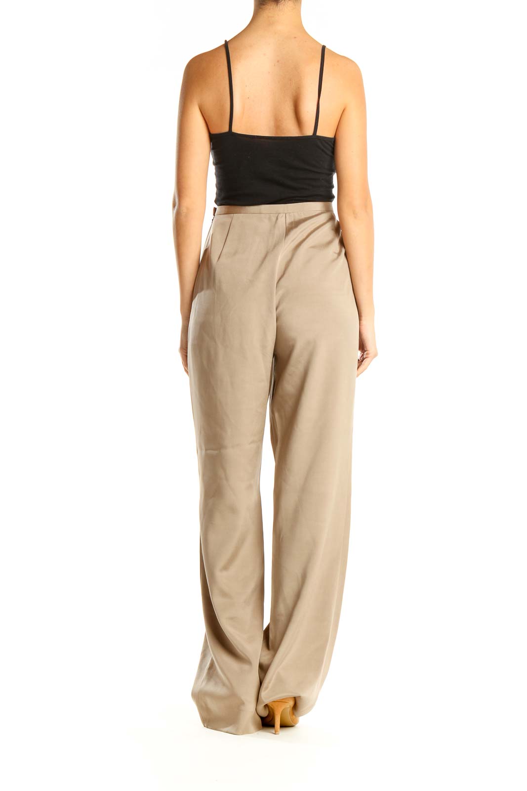 Beige Classic Trousers