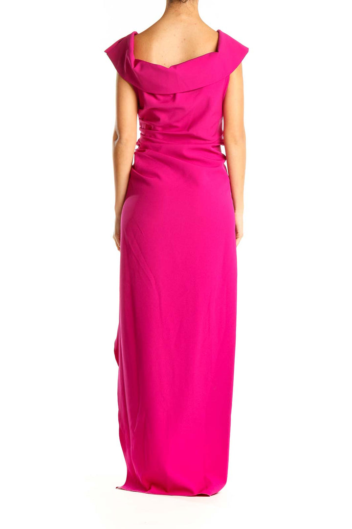 Pink Retro Column Dress