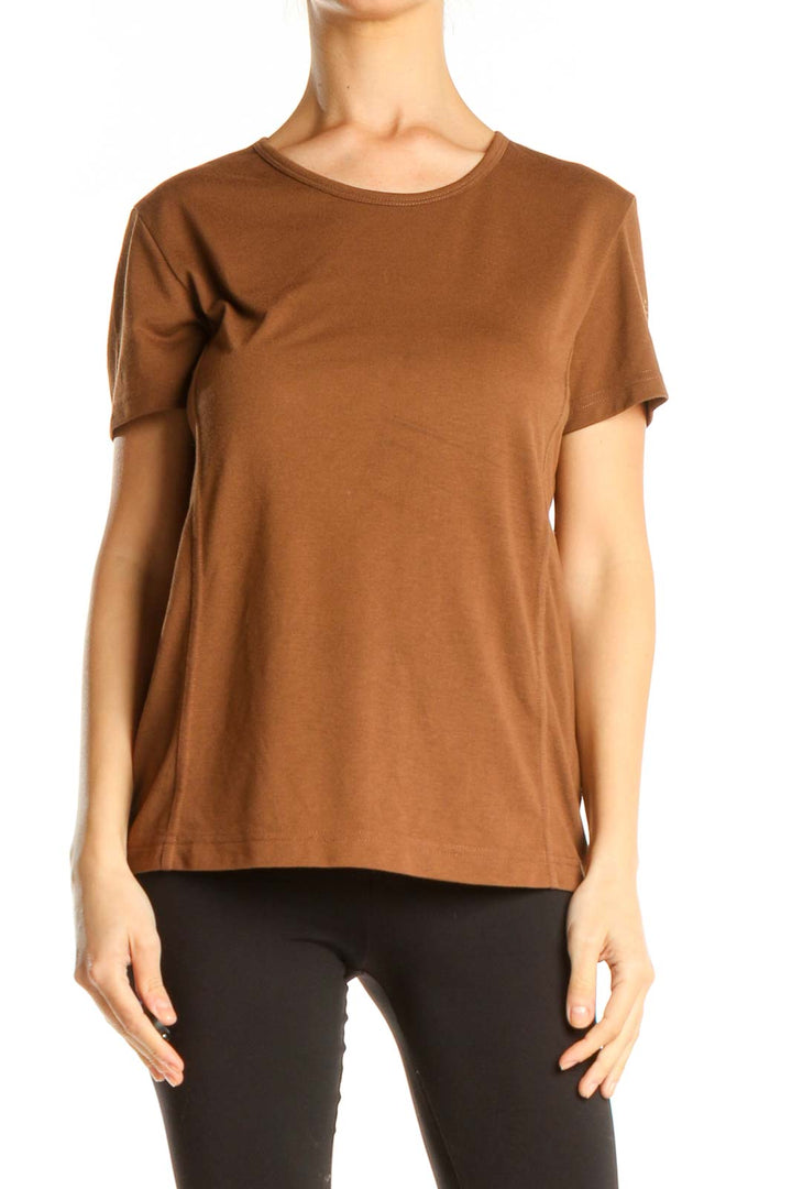 Brown All Day Wear T-Shirt